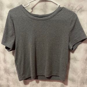 XL Grey Wild Fable Crop Top